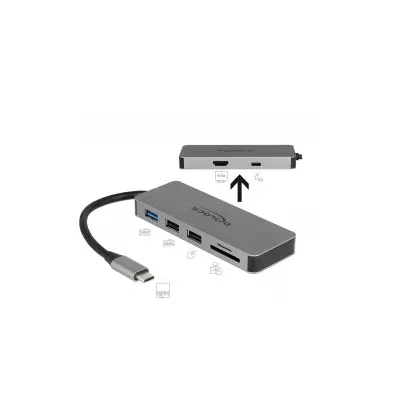 Docking Station USB Type-C 4K - HDMI / Hub / SD / PD 2.0