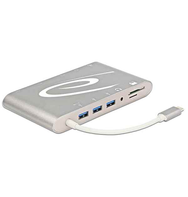 Docking Station USB Type C 3.1 4K 30 Hz bianco