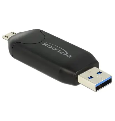 Card Reader Micro USB OTG, USB 3.0 Tipo A