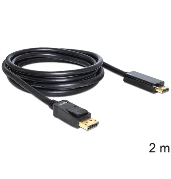 Cavo Displayport 1.1 maschio - High Speed HDMI-A maschio passivo 2 m nero