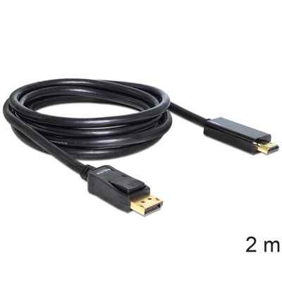 Cavo Displayport 1.1 maschio - High Speed HDMI-A maschio passivo 2 m nero