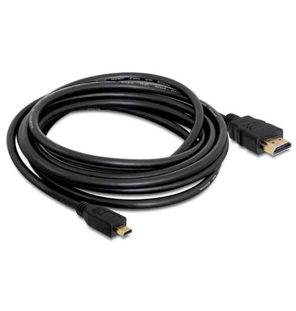 Cavo High Speed HDMI con Ethernet A maschio - Micro-D maschio 2 m