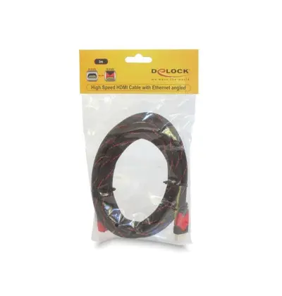 Cavo High Speed HDMI con Ethernet – HDMI A maschio - HDMI A maschio angolato 4K 3 m 2