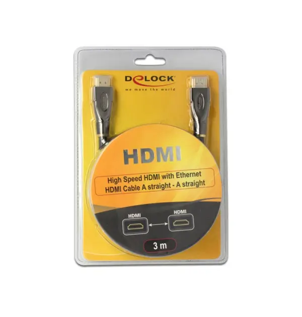 Cavo High Speed HDMI con Ethernet – HDMI A maschio - HDMI A maschio dritto/dritto 3 m 