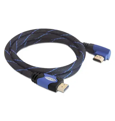 Cavo High Speed HDMI con Ethernet – HDMI A maschio - HDMI A maschio angolato 4K 2 m