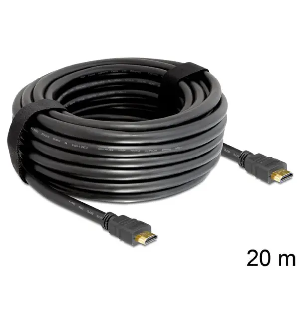 Cavo High Speed HDMI con Ethernet – HDMI A maschio - HDMI A maschio 20 m