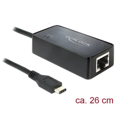 Adaptador USB Type-C - 1x Gigabit LAN 10/100/1000 Mbps
