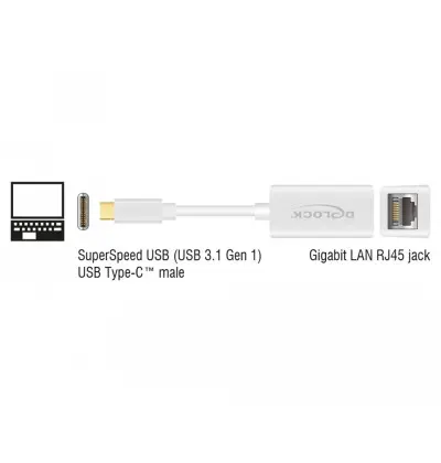 Adaptador (USB 3.1 Gen 1) con USB Type-C™ macho Gigabit... 2